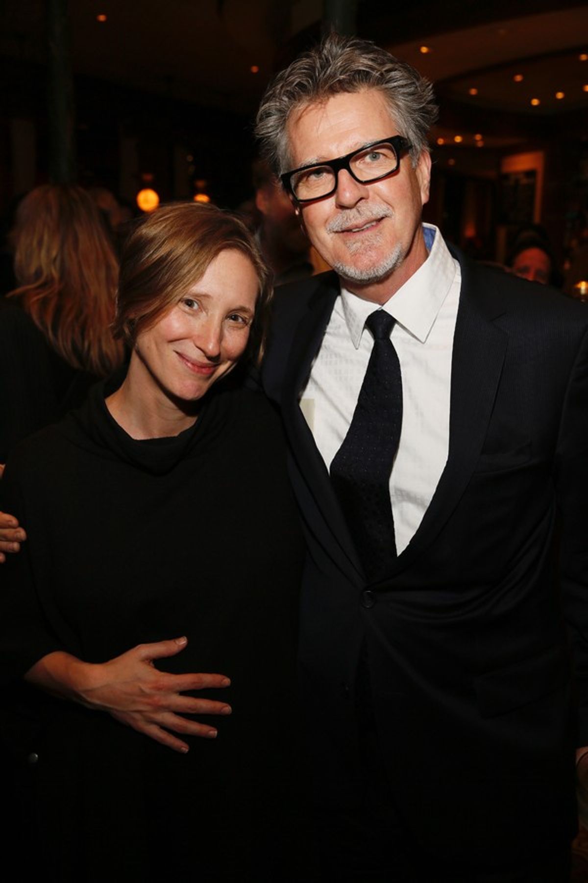 Playwright Bathsheba Doran and director Robert Egan  at 