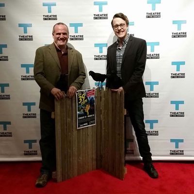 Actors Norm Boucher and Matt Mueller on the red carpet at the opening night of THE 39 Photo