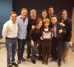 The Full Company: Bill Castellino (), Bruce Sabath, Christopher McGovern (composer), Ellen Zolezzi, Danette Holden, Riki Kane Larimer (producer) Jeremy Benton, Robert Creighton, and Josh Walden. @ BroadwayWorld The Full Company: Bill Castellino (), Bruce Sabath, Christopher McGovern (composer), Photo