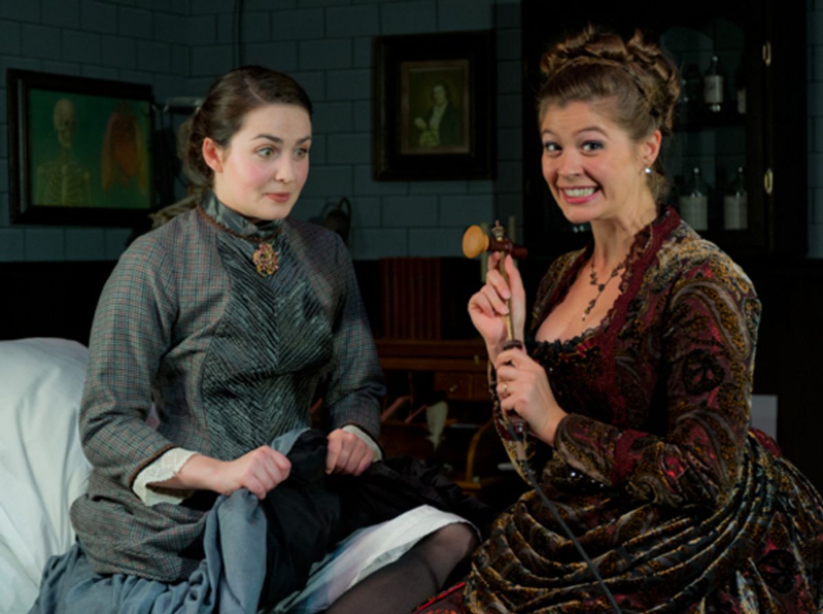 Addison Clark and Ellen Humphreys at 