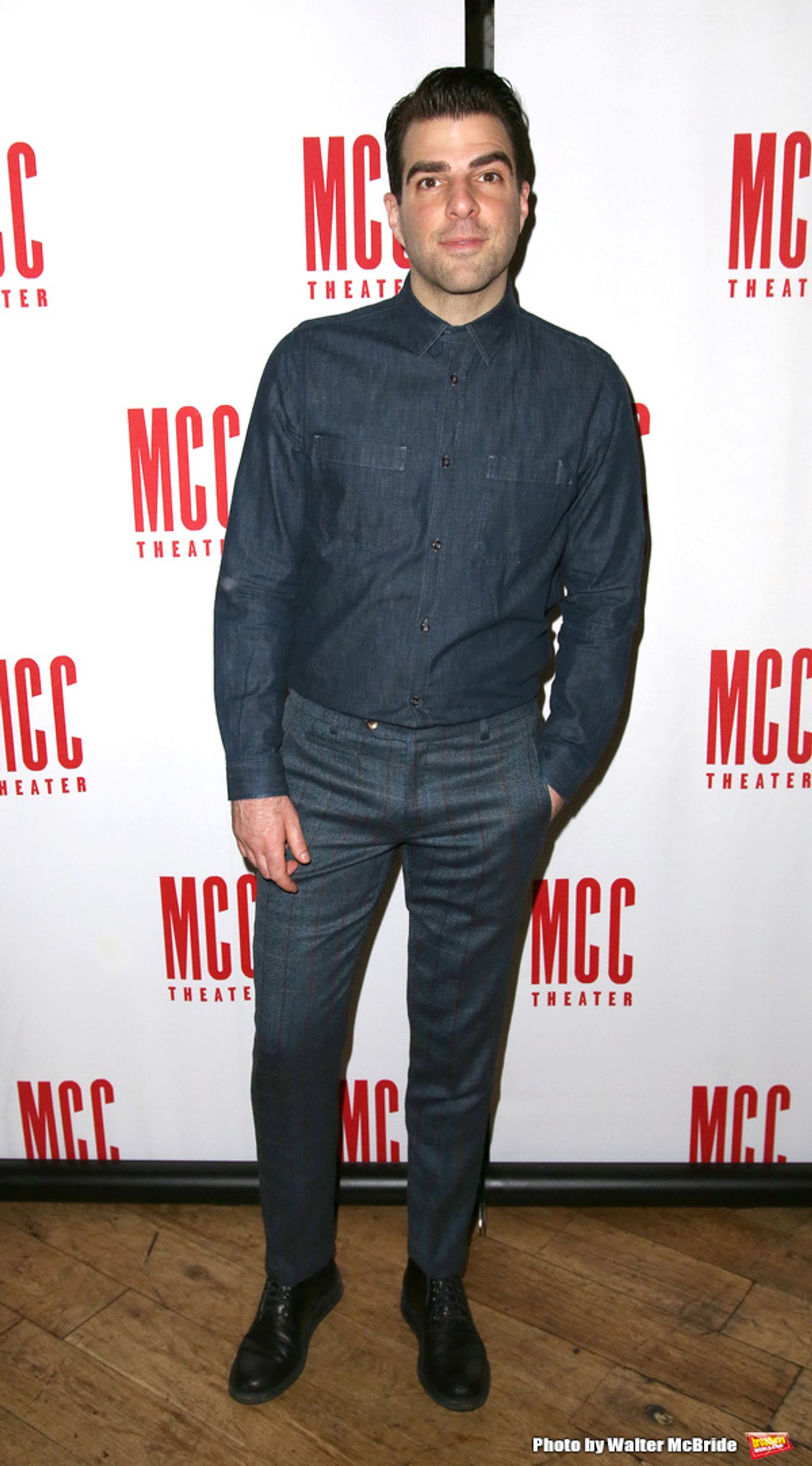 Photo Coverage: Zachary Quinto & SMOKEFALL Cast Celebrate Opening Night!  Image