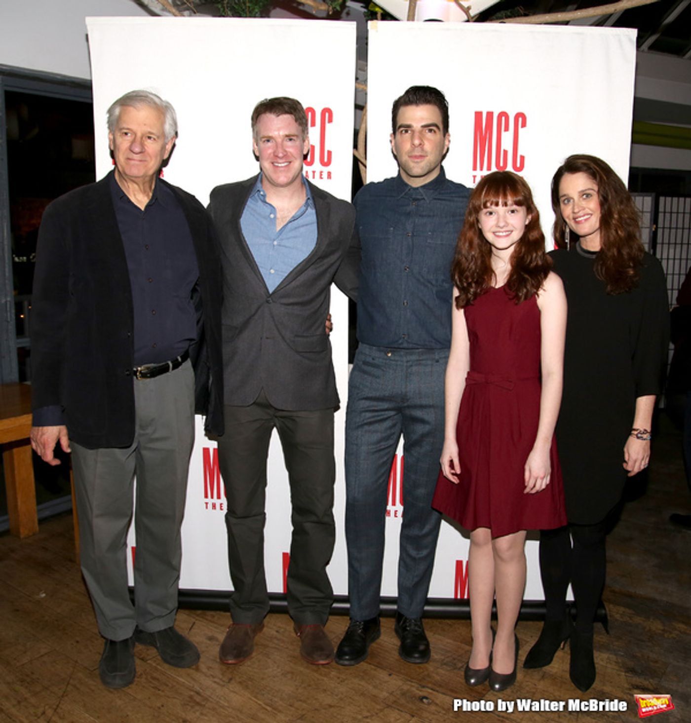 Photo Coverage: Zachary Quinto & SMOKEFALL Cast Celebrate Opening Night!  Image
