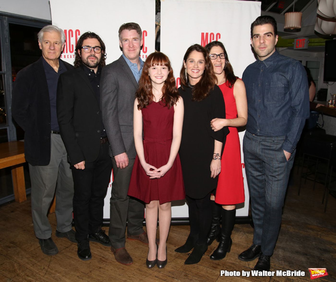 Photo Coverage: Zachary Quinto & SMOKEFALL Cast Celebrate Opening Night!  Image