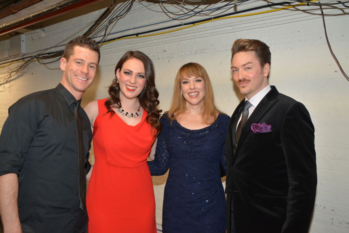 Luke Hawkins, Philippa Lynas, Emily Skinner and Brian Charles Rooney at 