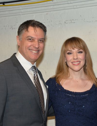 Robert Cuccioli and Emily Skinner Photo