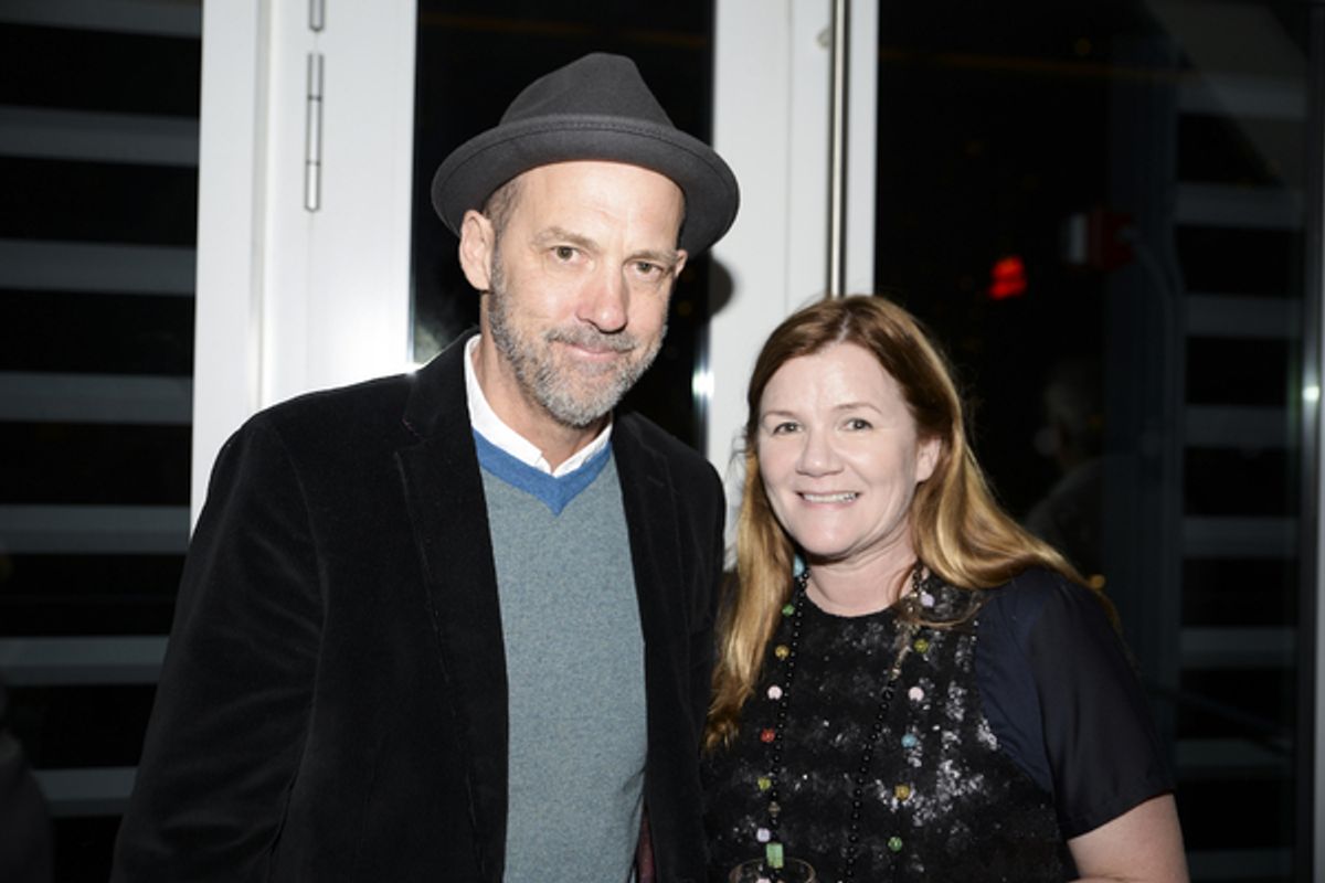Anthony Edwards was in attendance to support longtime friend Mare Winningham.   at 