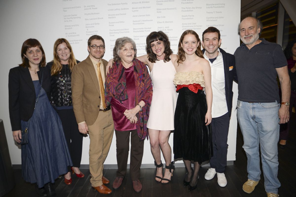Kate Whoriskey (), Mare Winningham, Greg Pierce (playwright), Joyce Van Patton, Keilly McQuail, Naian Gonzalez Norvind, Robbie Collier Sublett, and Peter Friedman.   at 