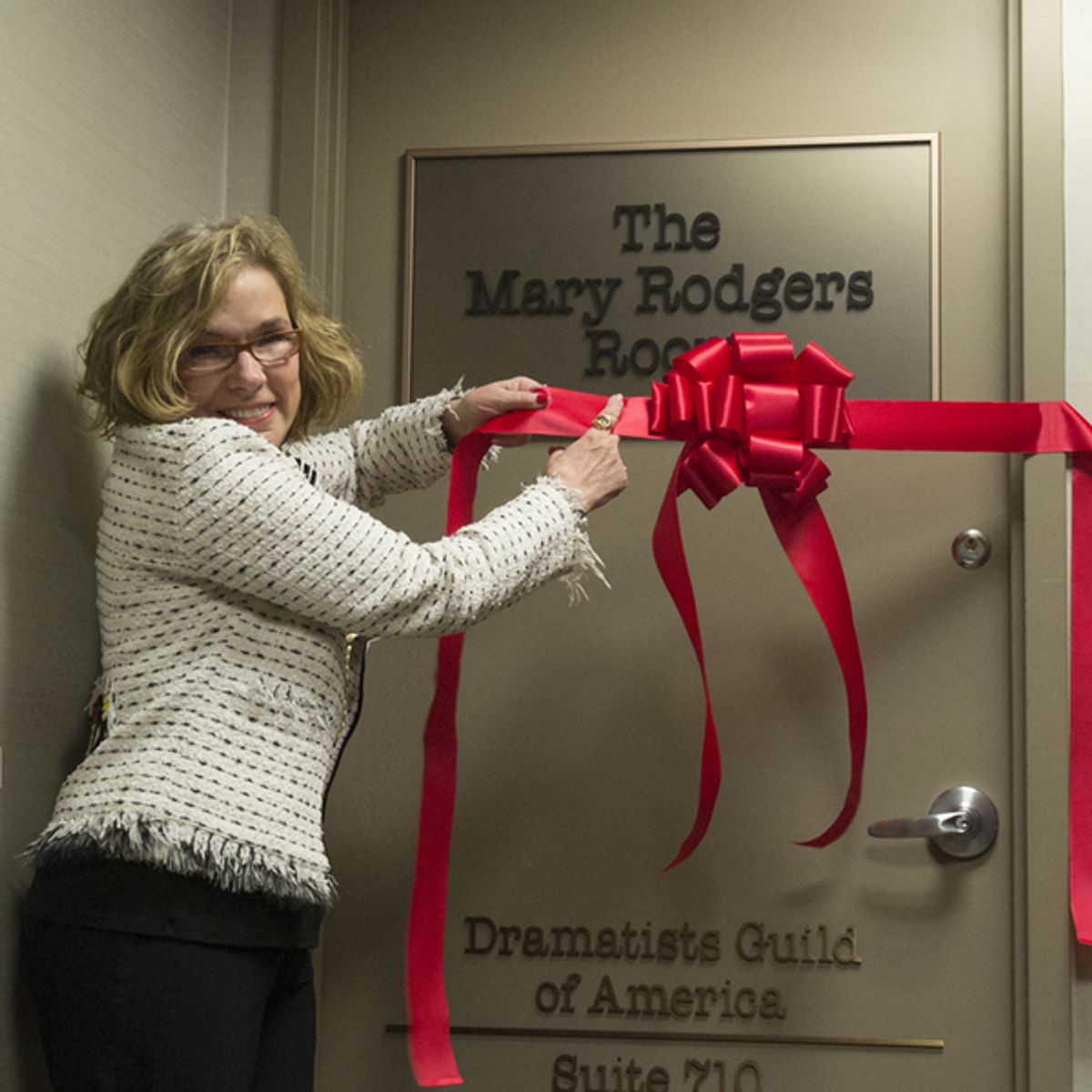 Marsha Norman at the Mary Rodgers Room. Photo by Joey Stocks. at 