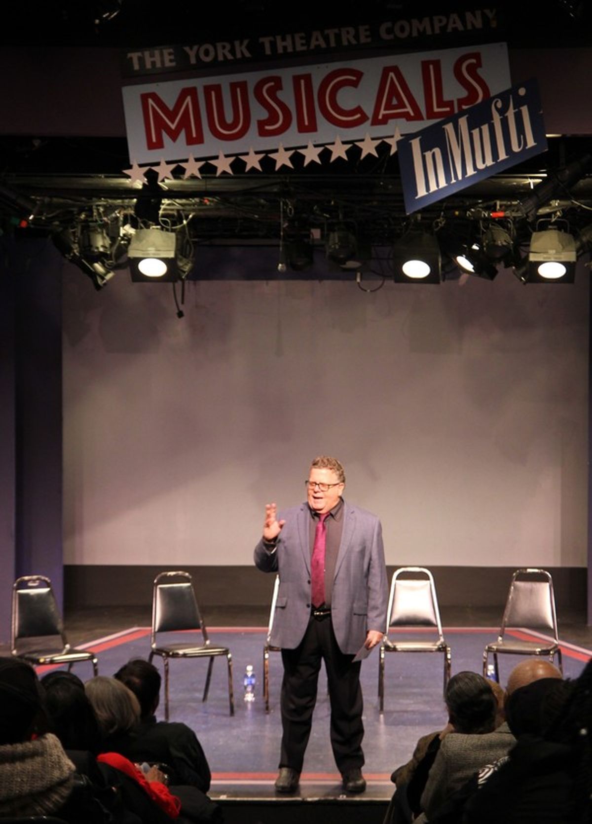 James Morgan, York Producing Artistic  welcomes guests. at 