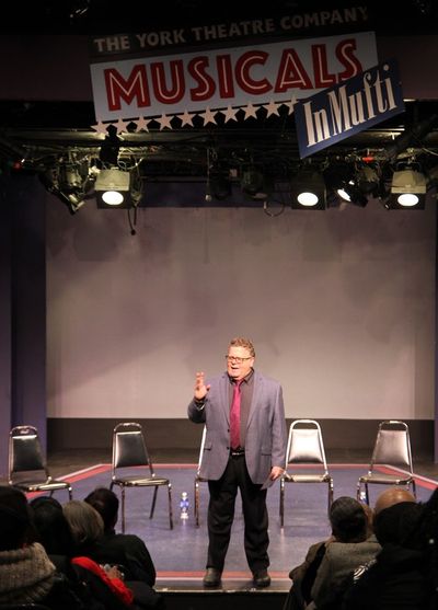 James Morgan, York Producing Artistic  welcomes guests. Photo