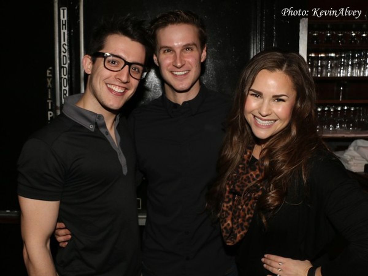 Clay Thompson, Christopher Rice and Morgan Mabry at 