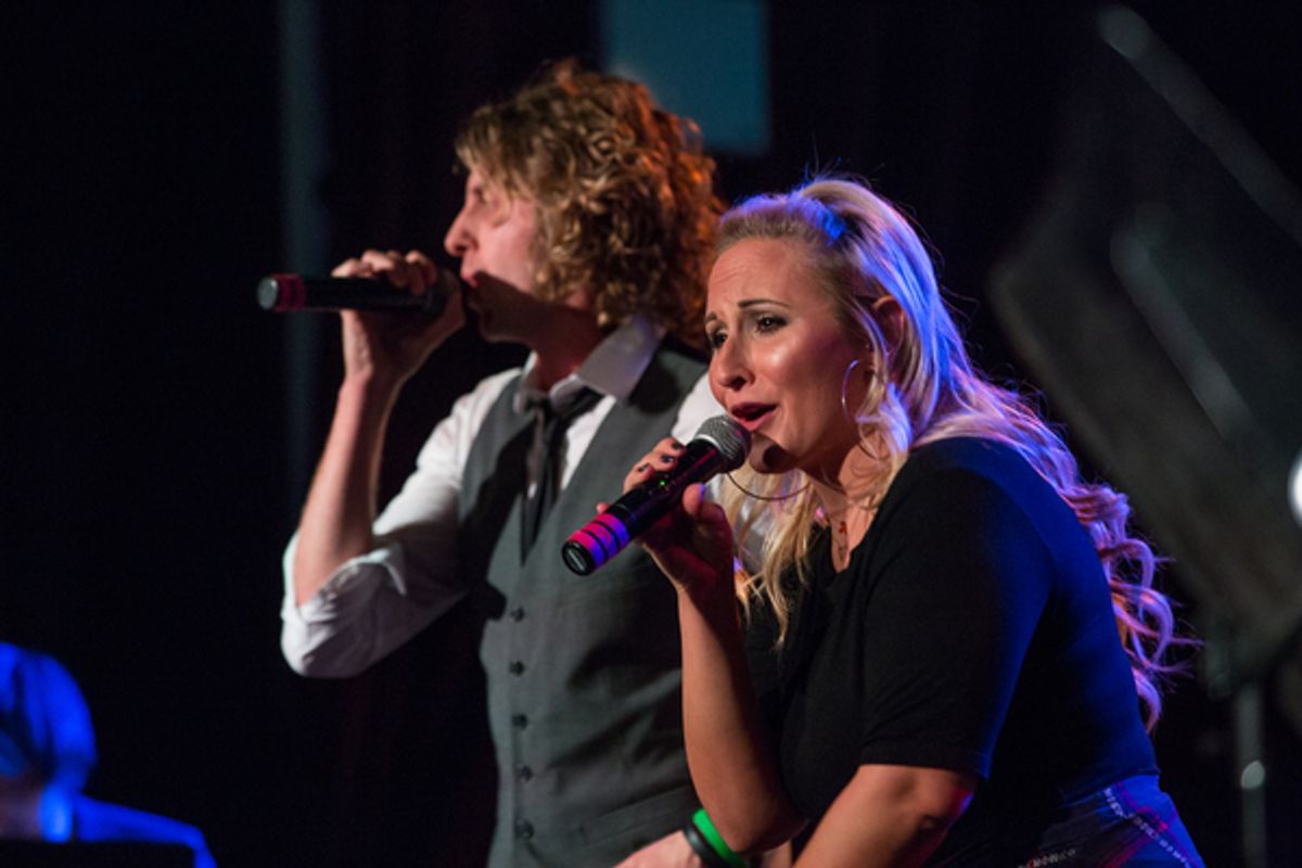 Arron Lavigne and Alexa Green  at 