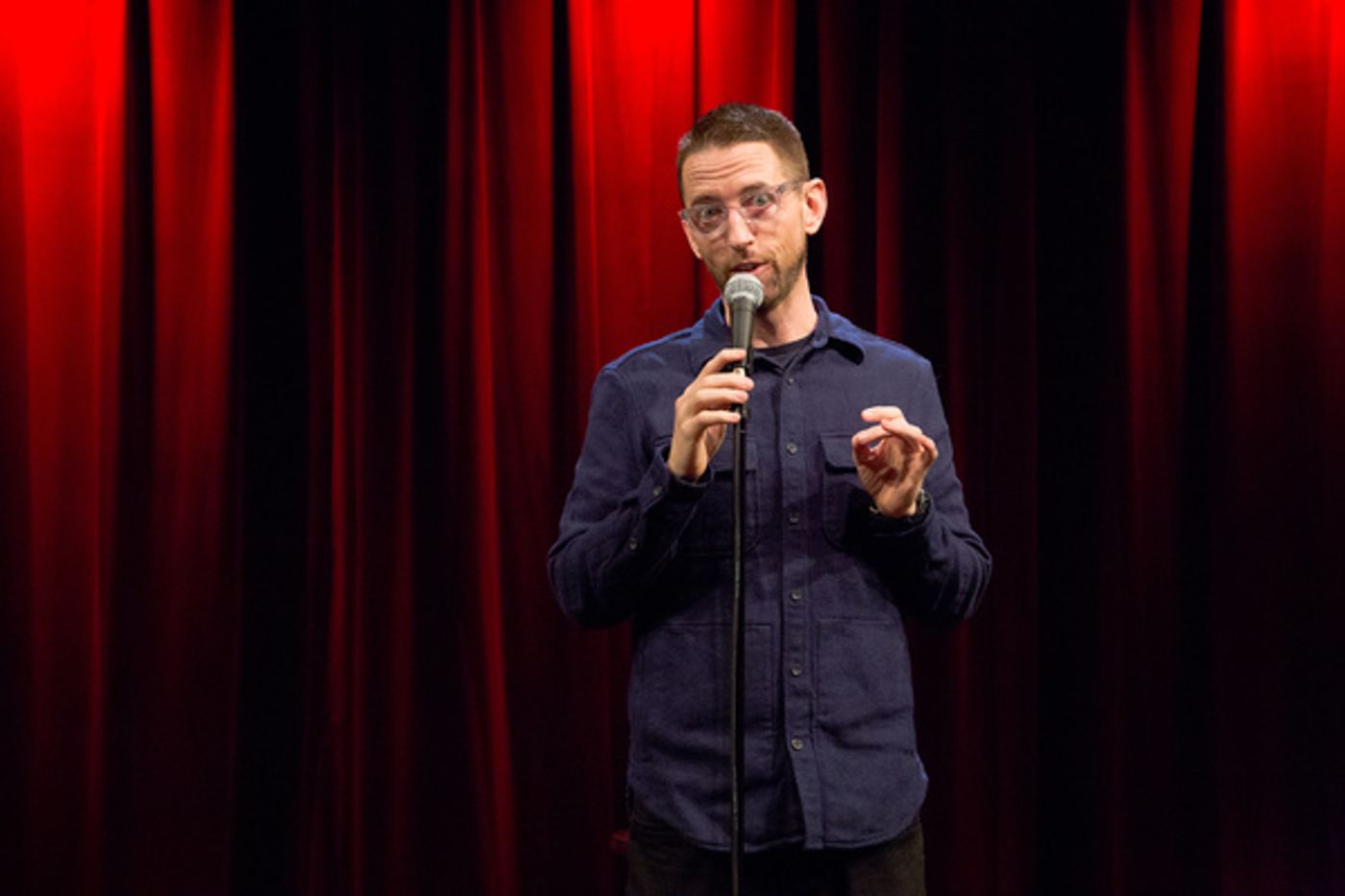 Photo Flash: New Comedy NEAL BRENNAN 3 MICS Opens Tonight at Lynn Redgrave Theatre  Image