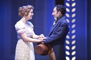 Courtney Lucien as Emma and Jeremy Dubin as Mr. Knightley Photo
