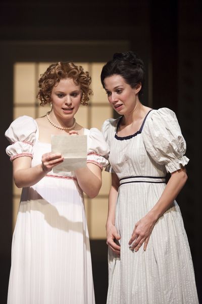 Courtney Lucien as Emma and Caitlin McWethy as Harriet  Photo