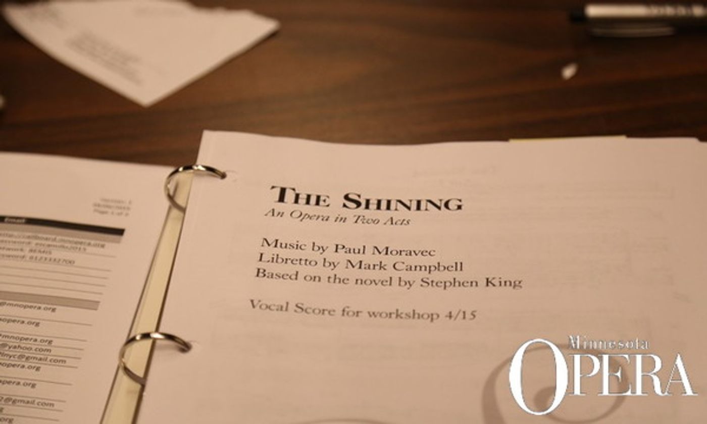 Photo Flash: First Look at Rehearsals for Minnesota Opera's World Premiere of THE SHINING Photo Flash: First Look at Rehearsals for Minnesota Opera's World Premiere of THE SHINING Image
