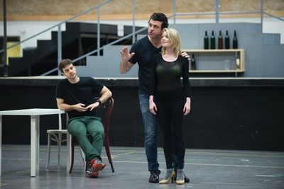 Ryan Vona as Joey; Bradley Dean, as A.J., and Ruby Lewis, as Indigo  Photo