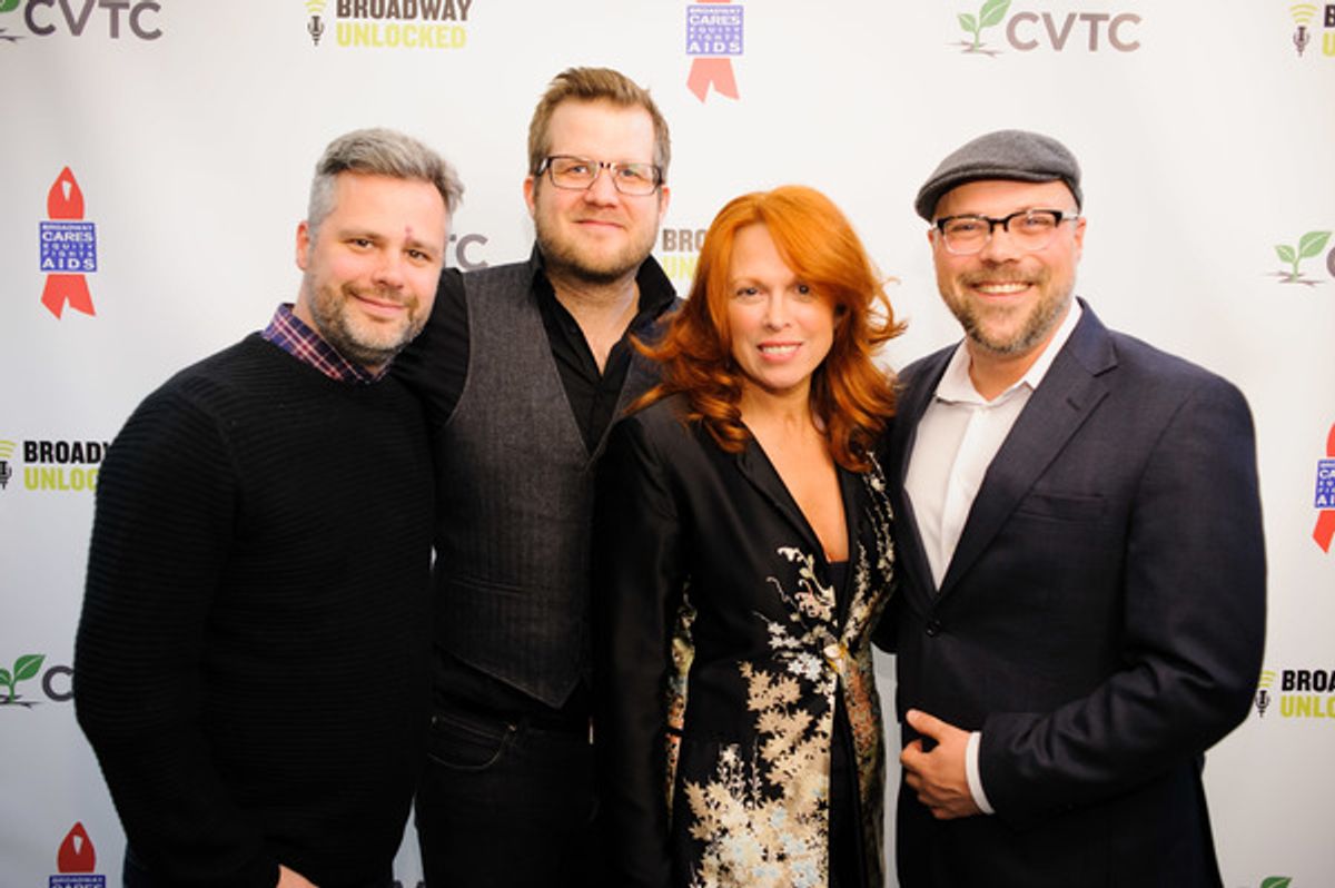 Chris Miller, Nils-Petter Ankarblom, Carolee Carmello and Nathan Tysen at 