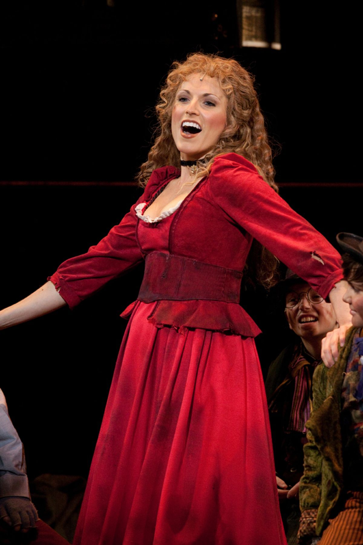 Janine Divita in the Walnut Street production of OLIVER! at 