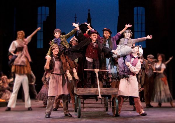 RJ Fattori, Sam Preston, Freddie Kimmel, Troy Woodcroft and the ensemble in the Walnu Photo