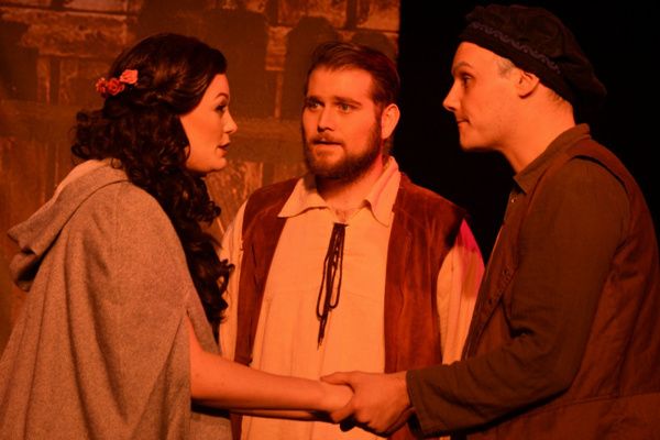 Beauty (Kaitlyn Baldwin) tells Papa (Eric Fletcher) and Chance (Zanden Hogrelius) abo Photo