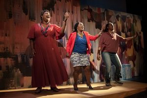 Carline Zamar, Djennie Laguerre and Edwige Jean-Pierre Photo