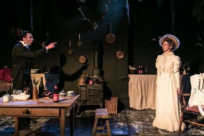BUCKLAND CHARLIE DORFMAN AS JEAN AND LAURA GREENWOOD AS MISS JULIE Photo