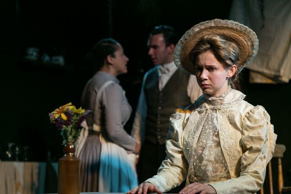 BUCKLAND LAURA GREENWOOD AS MISS JULIE CHARLIE DORFMAN AS JEAN DANIELLE HENRY AS KRIS Photo