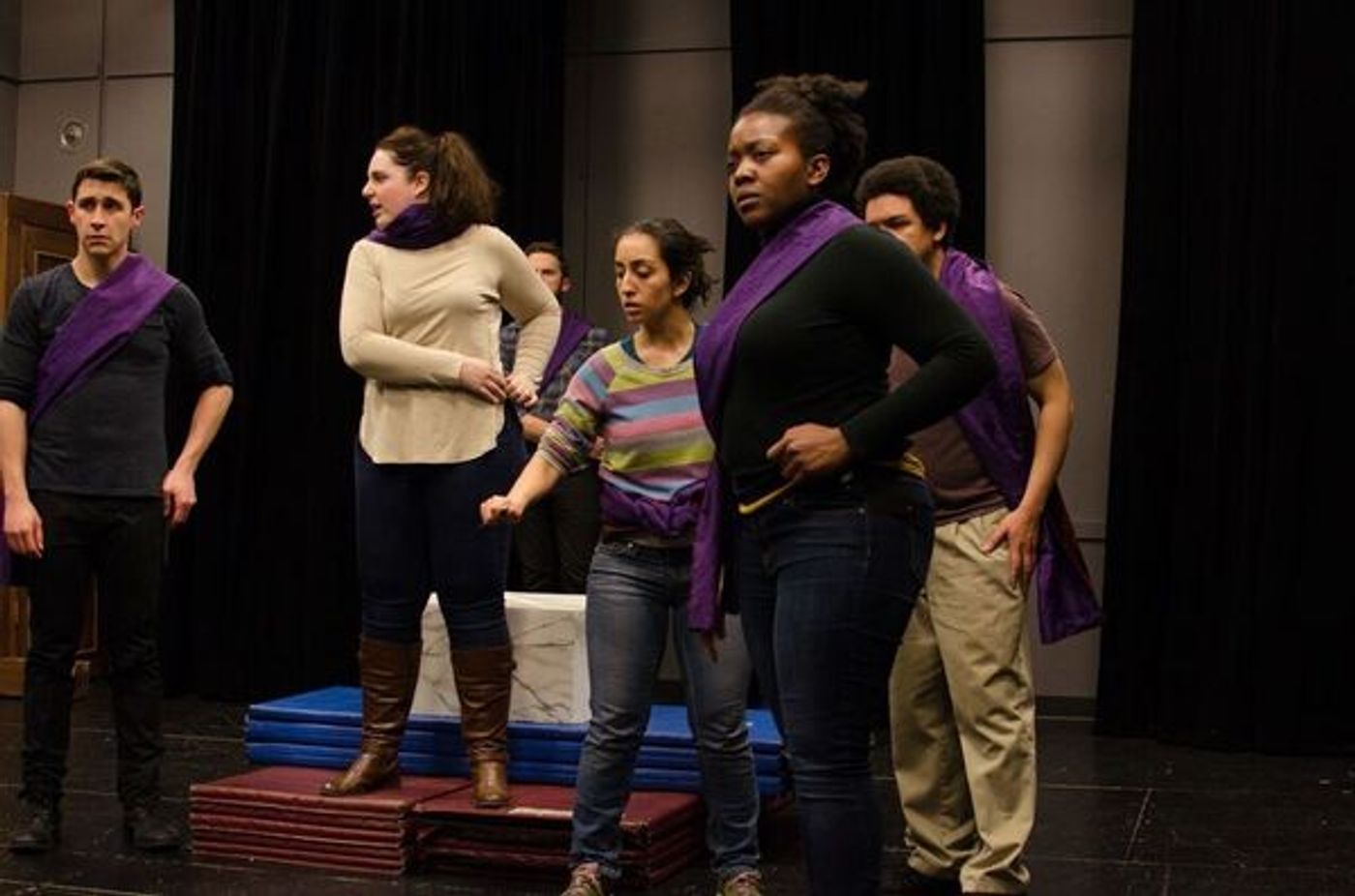 Photo Flash: In Rehearsal for Brown Paper Box Co.'s JULIUS CAESAR  Image