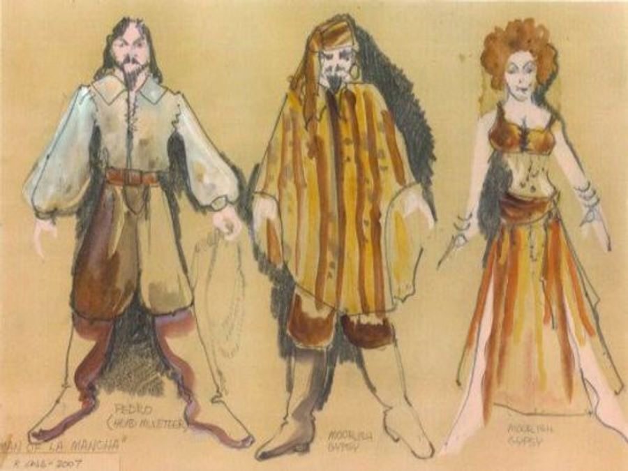 Photo Flash: Behind the Scenes of WBT's MAN OF LA MANCHA Image
