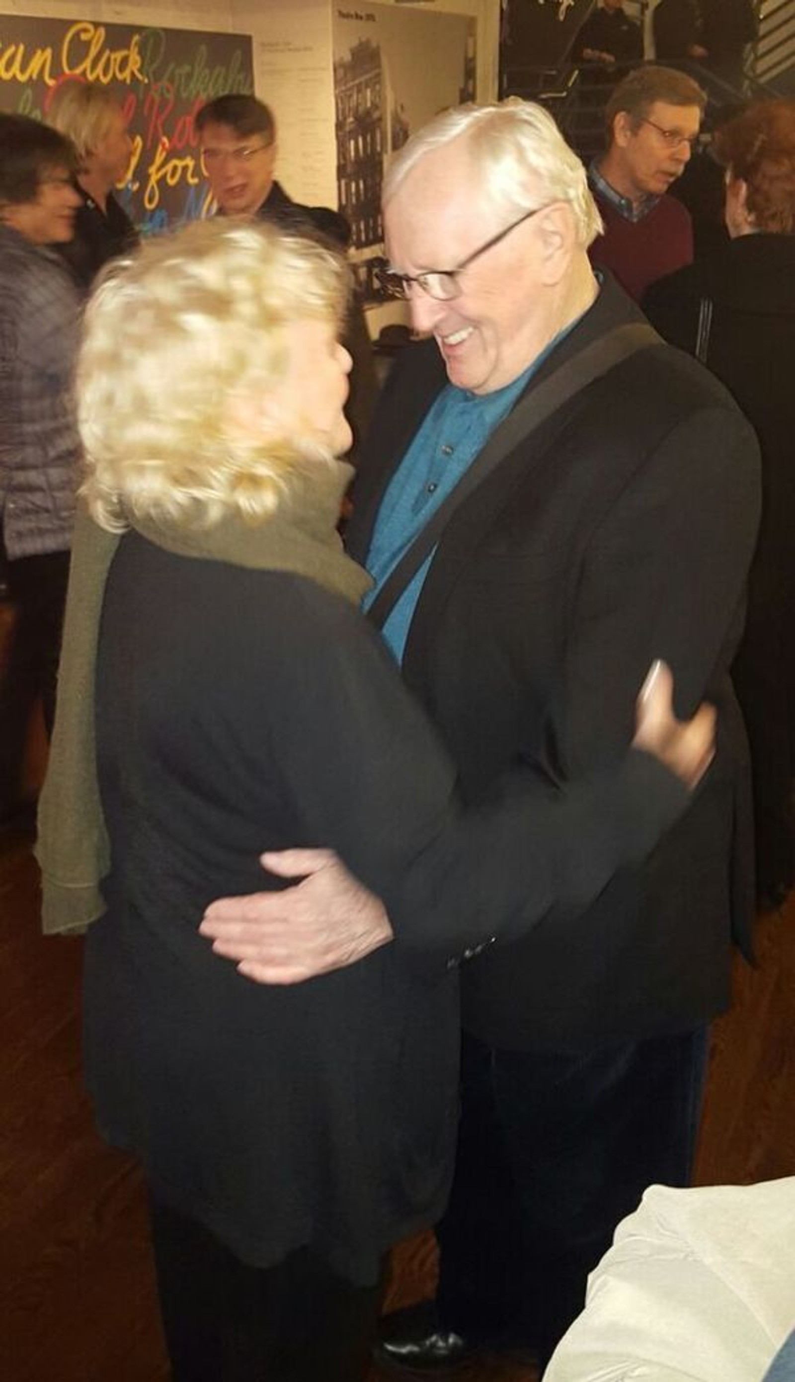 Photo Flash: Petula Clark Visits Len Cariou at BROADWAY AND THE BARD — photo 2 of 4