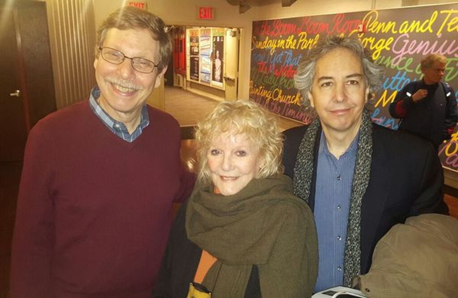 Photo Flash: Petula Clark Visits Len Cariou at BROADWAY AND THE BARD — photo 1 of 4