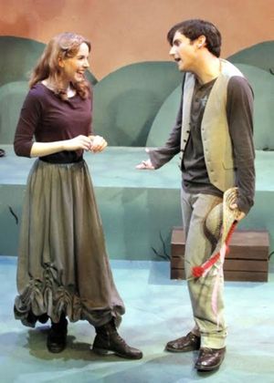 Angela Griswold and Logan Allison @ BroadwayWorld Angela Griswold and Logan Allison Photo