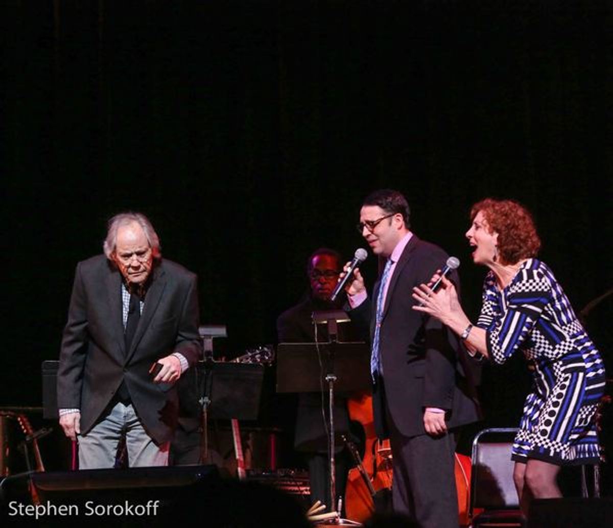 Robert Klein, Steve Rosen, Joanne Borts at 