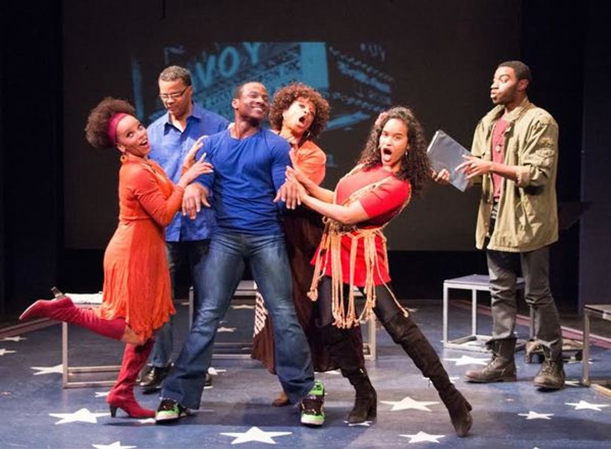 Debra Walton, Raun Ruffin, Devin L. Roberts, Marva Hicks, Darilyn Castillo and Jelani Alladin at 