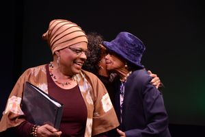 Tine Fabrique, Marva Hicks and Micki Grant @ BroadwayWorld Tine Fabrique, Marva Hicks and Micki Grant Photo
