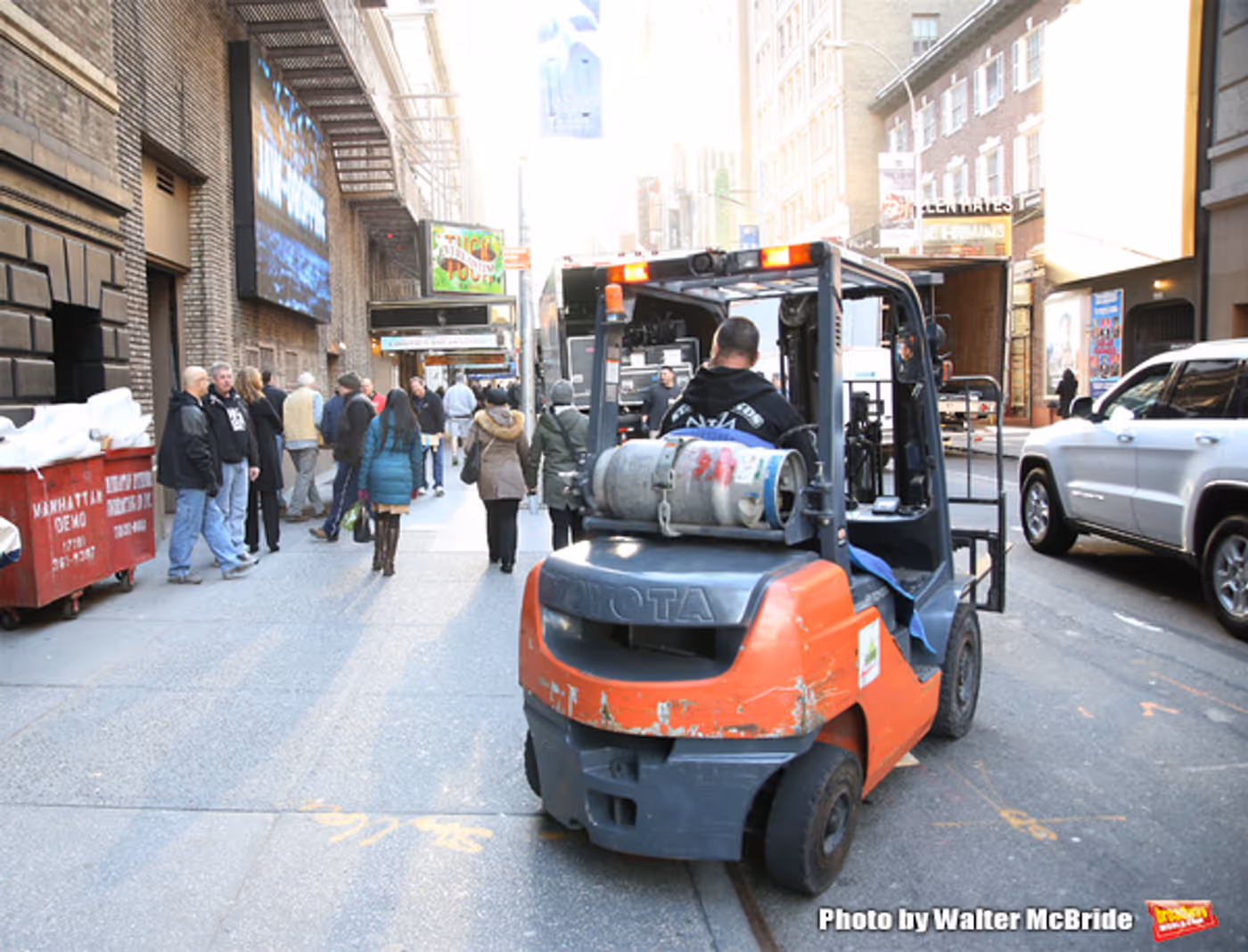 Photo Coverage: TUCK EVERLASTING Loads In at the Broadhurst Theatre! Image