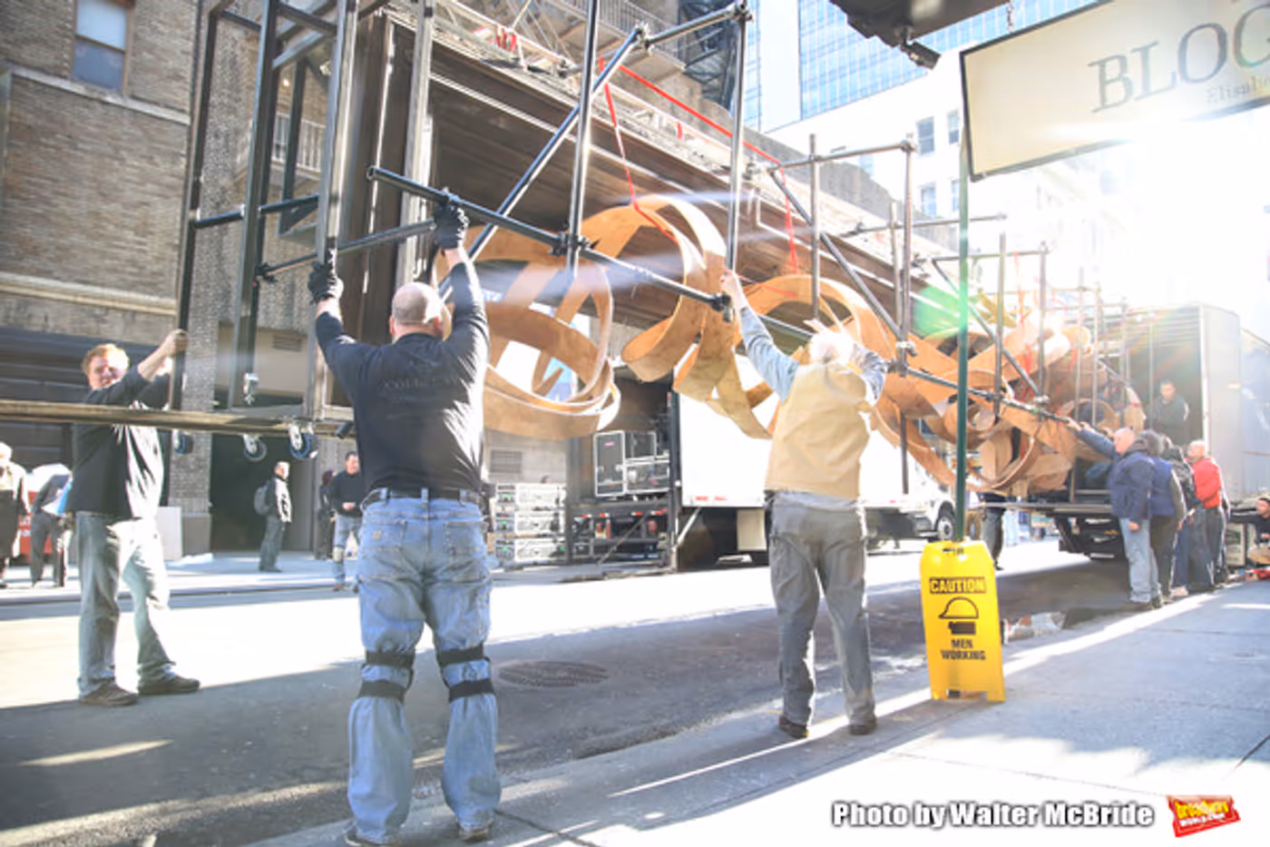 Photo Coverage: TUCK EVERLASTING Loads In at the Broadhurst Theatre! Image