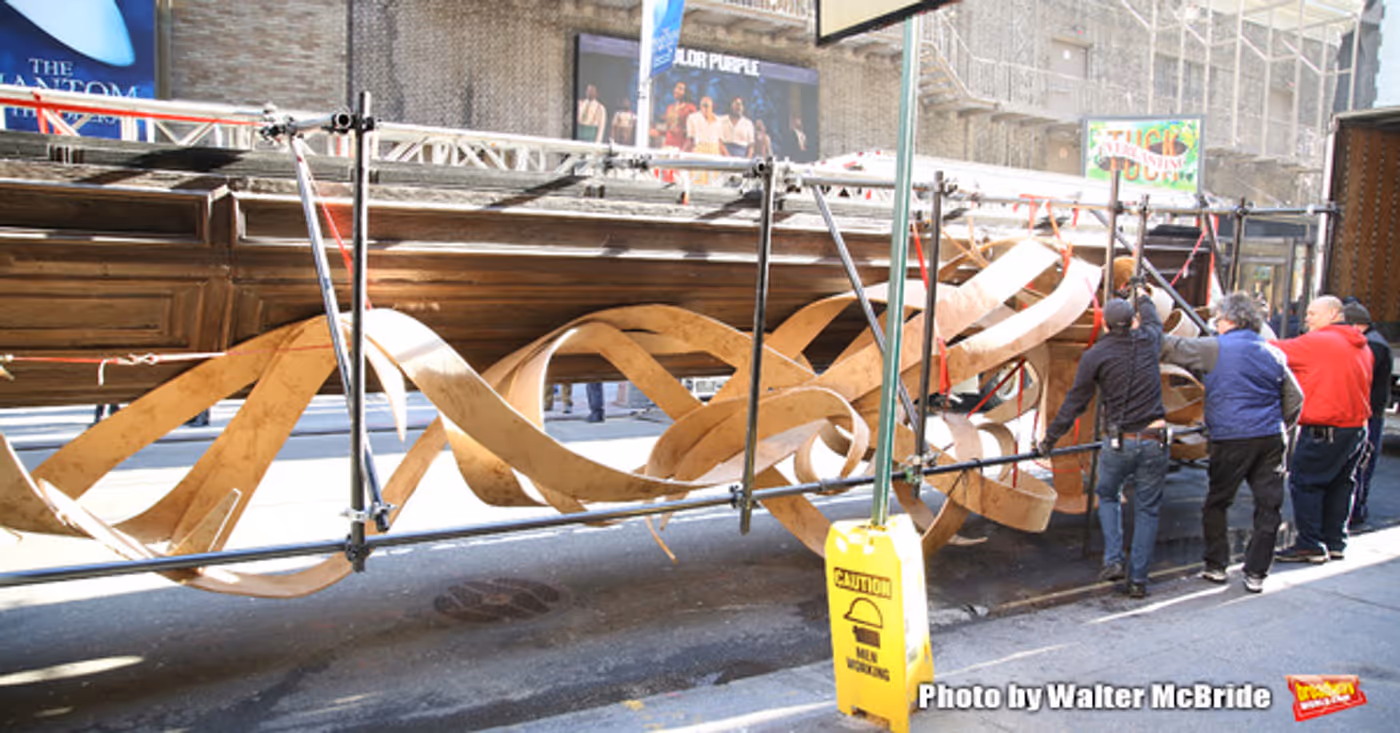 Photo Coverage: TUCK EVERLASTING Loads In at the Broadhurst Theatre! Image