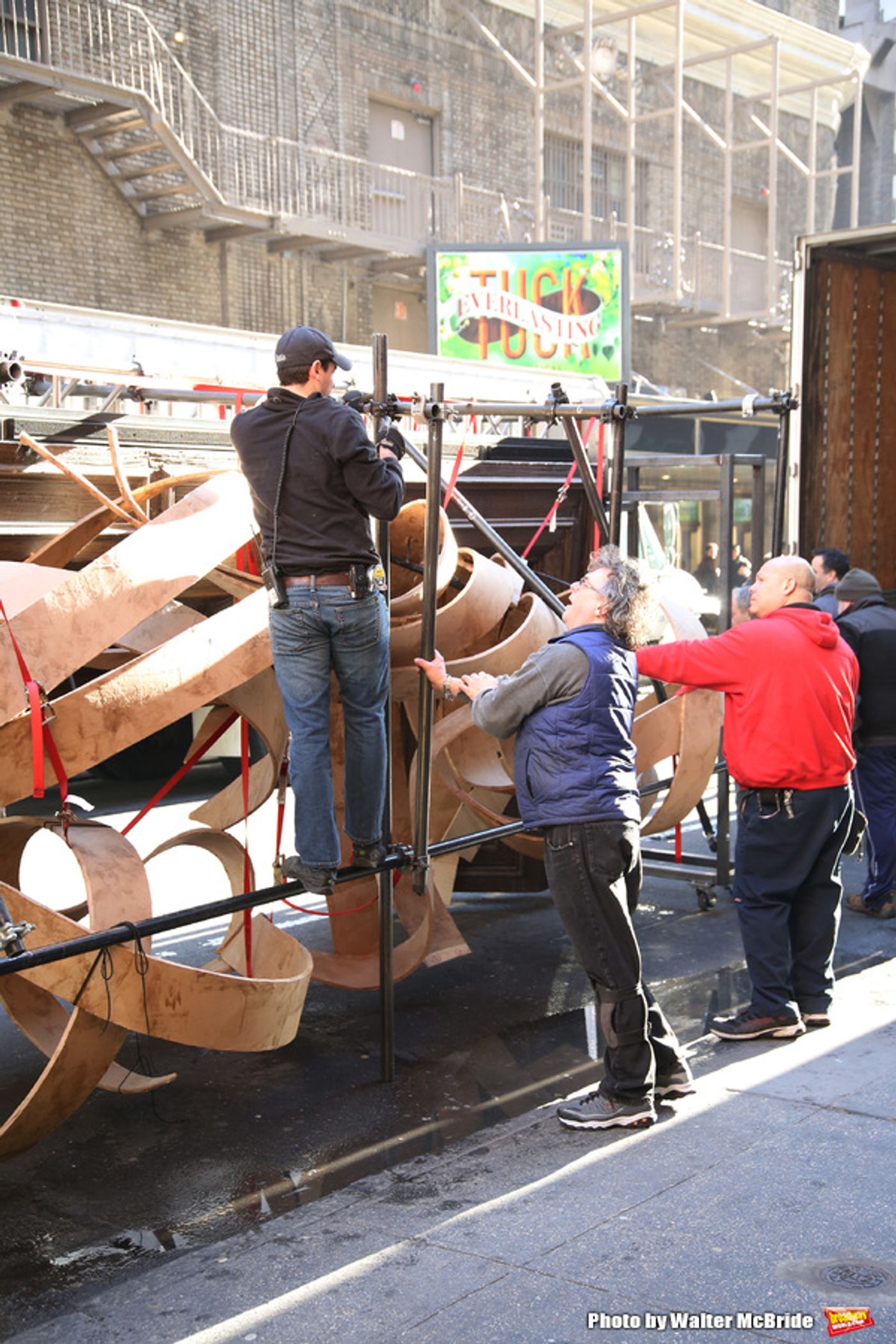 Photo Coverage: TUCK EVERLASTING Loads In at the Broadhurst Theatre! Image