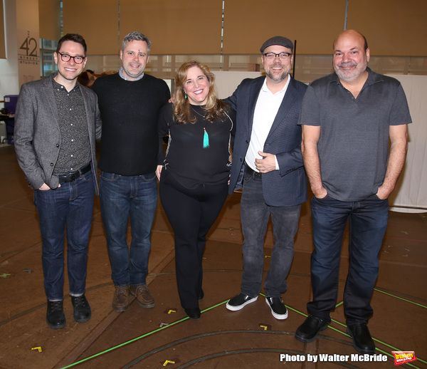 Tim Federle, Chris Miller, Claudia Shear, Nathan Tysen and Casey Nicholaw  Photo