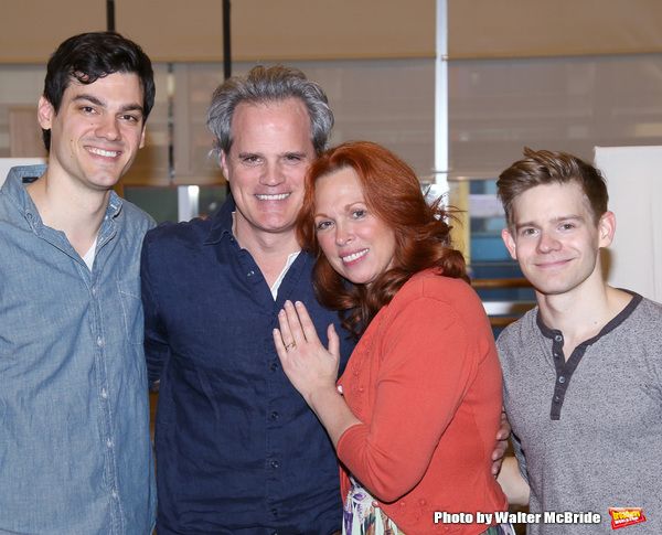 Robert Lenzi, Michael Park, Carolee Carmello and Andrew Keenan-Bolger  Photo