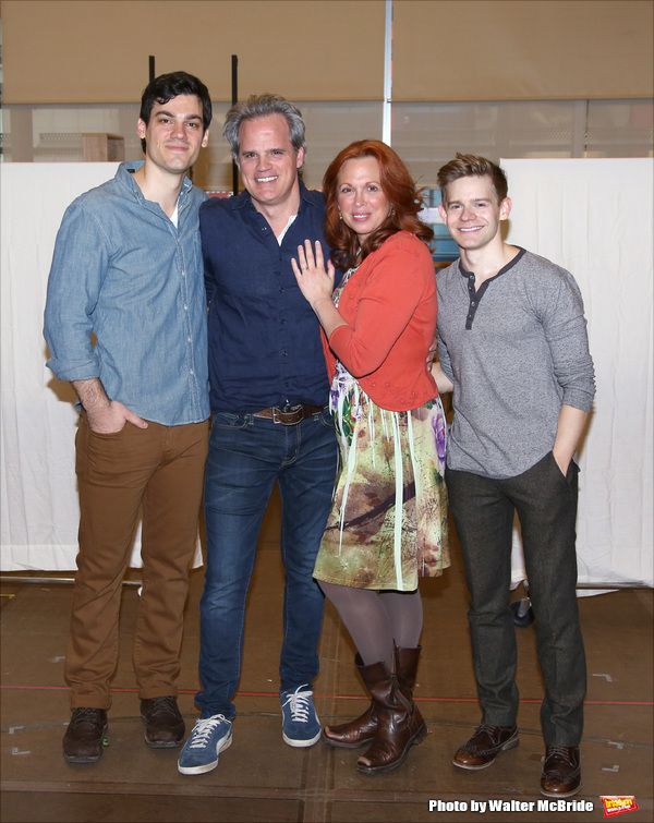 Robert Lenzi, Michael Park, Carolee Carmello and Andrew Keenan-Bolger  Photo