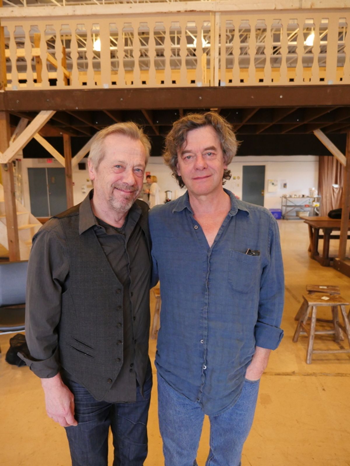 Stephen Ouimette (Henslowe) and Tom McCamus (Fennyman) at 