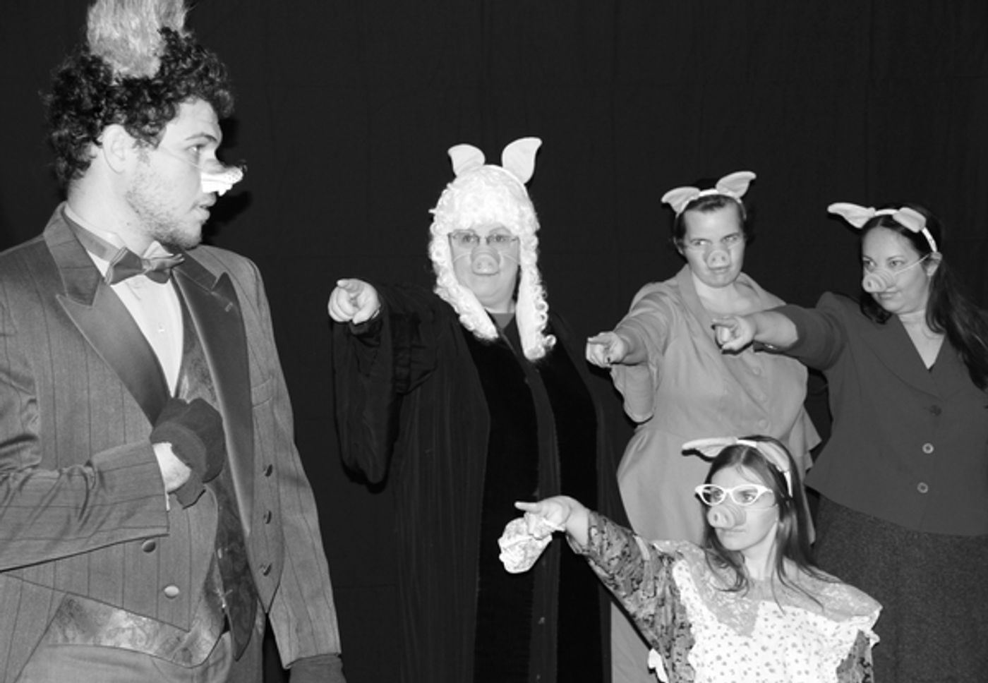 Photo Flash: Meet the Cast of THE TRUE STORY OF THE THREE LITTLE PIGS at Players Club of Swarthmore  Image