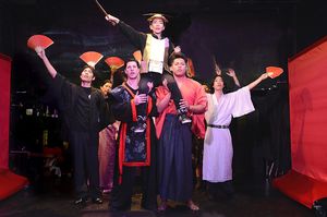 Takaaki Hirakawa,Mika Santoh, Michael Joseph, Miho Ando (center), Ash Ashina, Takuma  Photo