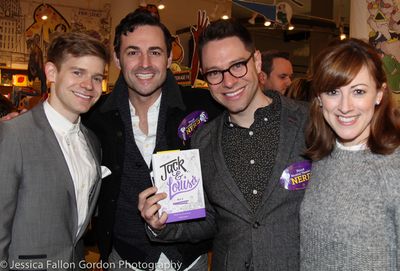 Andrew Keenan-Bolger, Max von Essen, Tim Federle and Kate Wetherhead  Photo