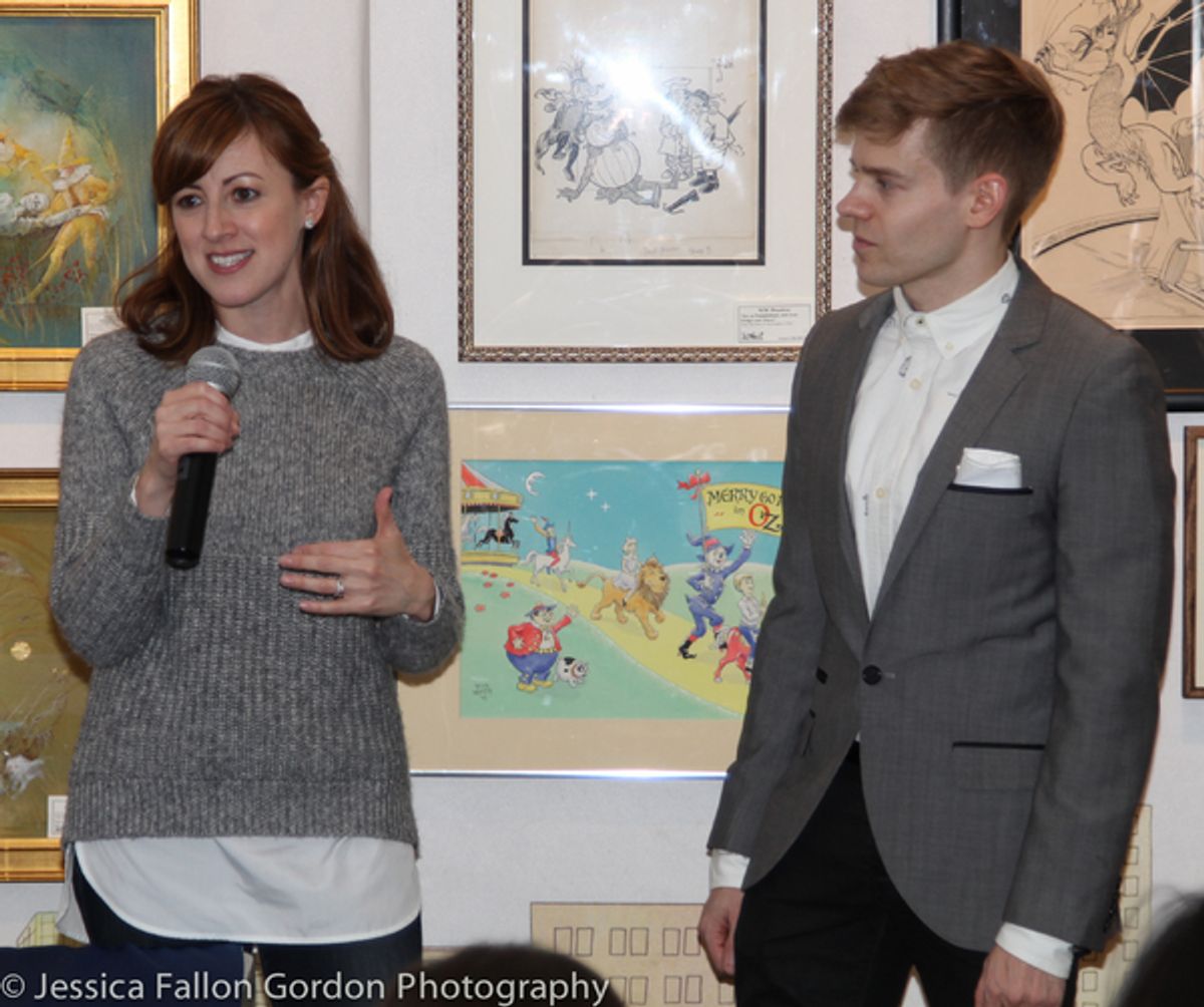 Kate Wetherhead and Andrew Keenan-Bolger at 