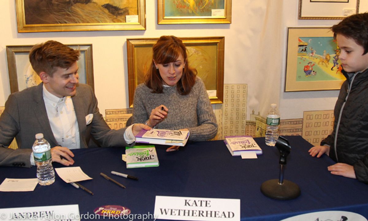 Andrew Keenan-Bolger and Kate Wetherhead at 