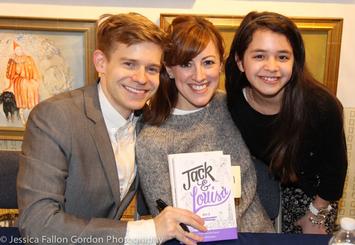 Andrew Keenan-Bolger, Kate Wetherhead and Fabi Aguirre at 